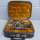 A Le Couture Czechoslovakian clarinet, boxed