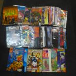 Fifty assorted Marvel and other comics