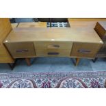 A teak sideboard