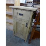 A 19th Century French pine pot cupboard