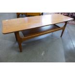 A Jentique teak coffee table