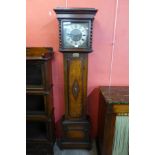 An early 20th Century oak longcase clock