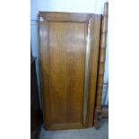 A pair of 19th Century French oak and brass mounted doors