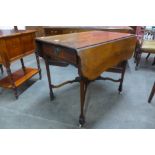 A George IV inlaid mahogany Pembroke table