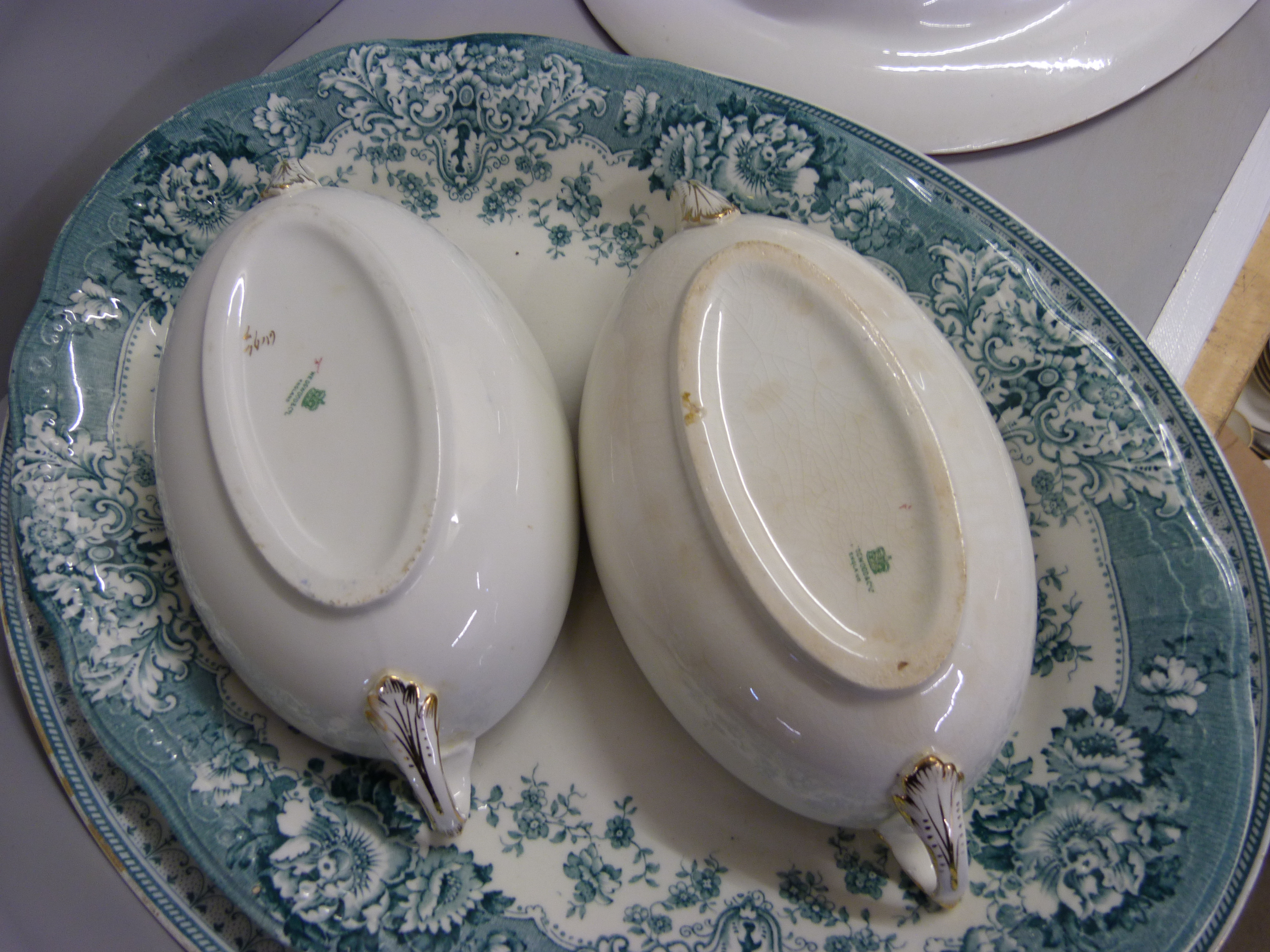 A circa 1784-1820 Royal Crown Derby part coffee set comprising five cups and six saucers, a - Image 16 of 18