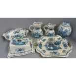 A collection of Masons Fruit Basket pattern china (8)