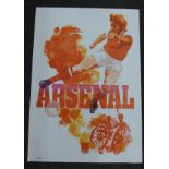 An ActivityPromotions Limited vintage football poster, Arsenal