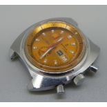 A Sorna chronograph wristwatch head