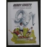 An ActivityPromotions Limited vintage football poster, Derby County