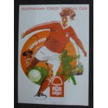 An ActivityPromotions Limited vintage football poster, Nottingham Forest