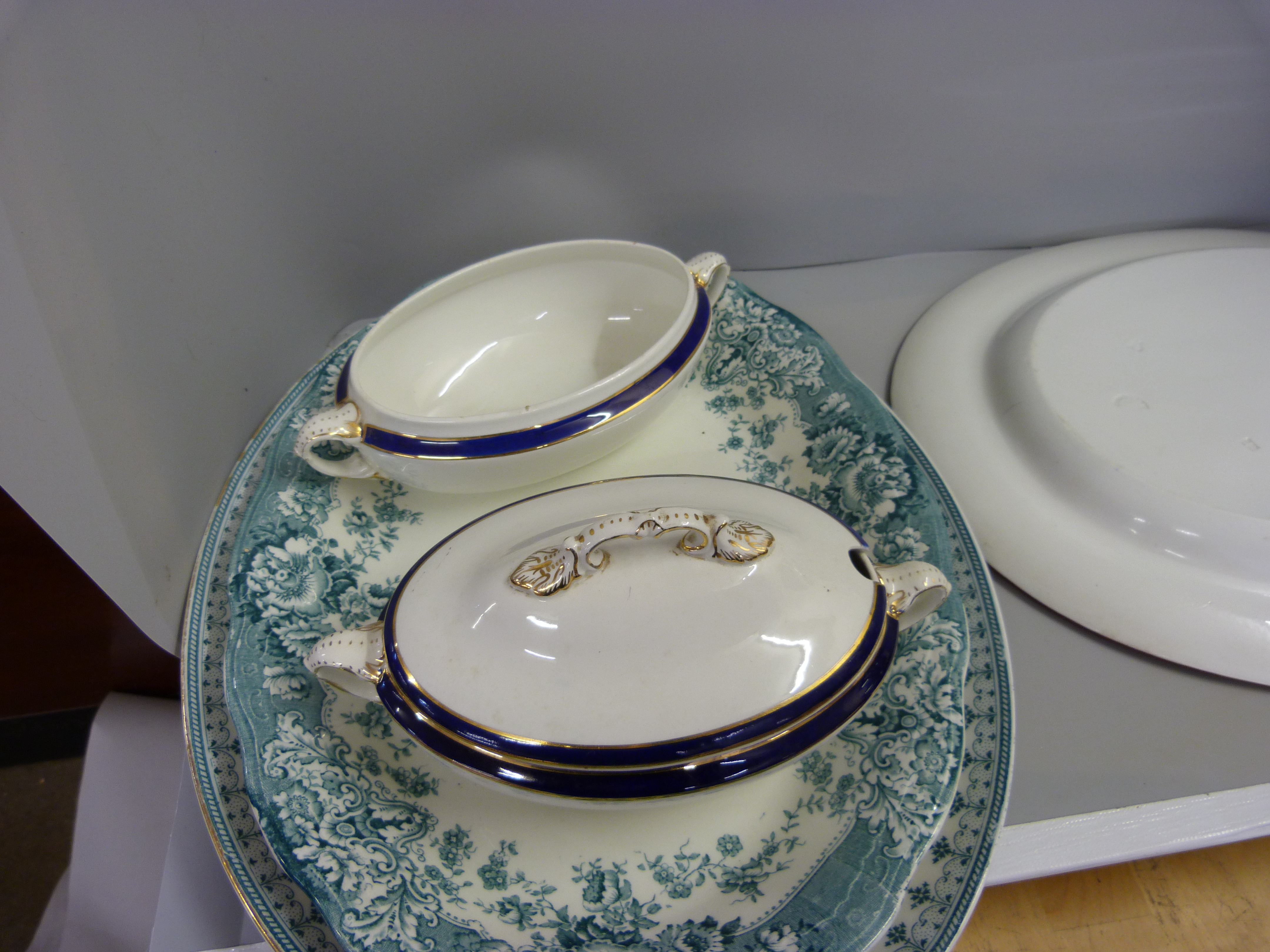 A circa 1784-1820 Royal Crown Derby part coffee set comprising five cups and six saucers, a - Image 15 of 18