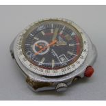A Sicura chronograph wristwatch head
