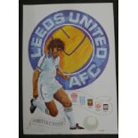 An ActivityPromotions Limited vintage football poster, Leeds United