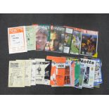 Football programmes; from games where both teams are no longer members of the Football Leagues,