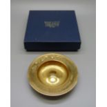 A silver gilt Golden Jubilee dish, 41g