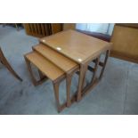 A G-Plan Quadrille teak nest of tables