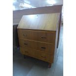 A teak bureau