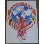 An Activity Promotions Ltd. vintage football poster, printed in late 1970's, Liverpool