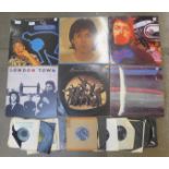 Paul McCartney LP records and 7" singles