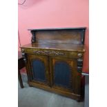 A Victorian rosewood chiffonier