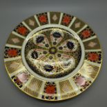 A Royal Crown Derby 1128 pattern plate, second quality