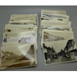 Postcards; Edwardian and later photograph postcards (120 no.)