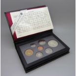 A Royal Canadian Mint commemorative coin set, 1991, one dollar coin 50% silver