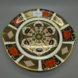 A Royal Crown Derby 1128 pattern cake plate