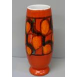 A Poole Pottery vase, 22.5cm