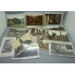 Seventy-five Edwardian postcards