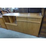 A teak record cabinet/sideboard