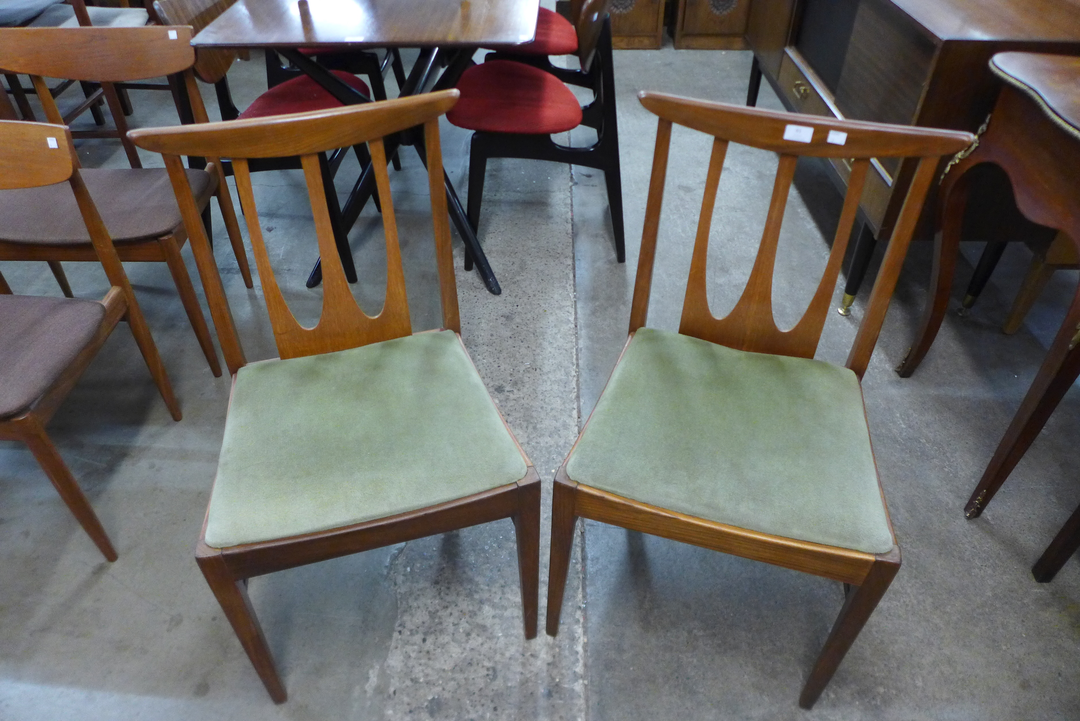 A pair of G-Plan Brasilia teak chairs