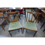 A pair of G-Plan Brasilia teak chairs