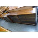 Two teak bookcases