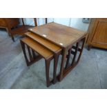 A G-Plan Quadrille teak nest of tables