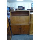 A teak bureau