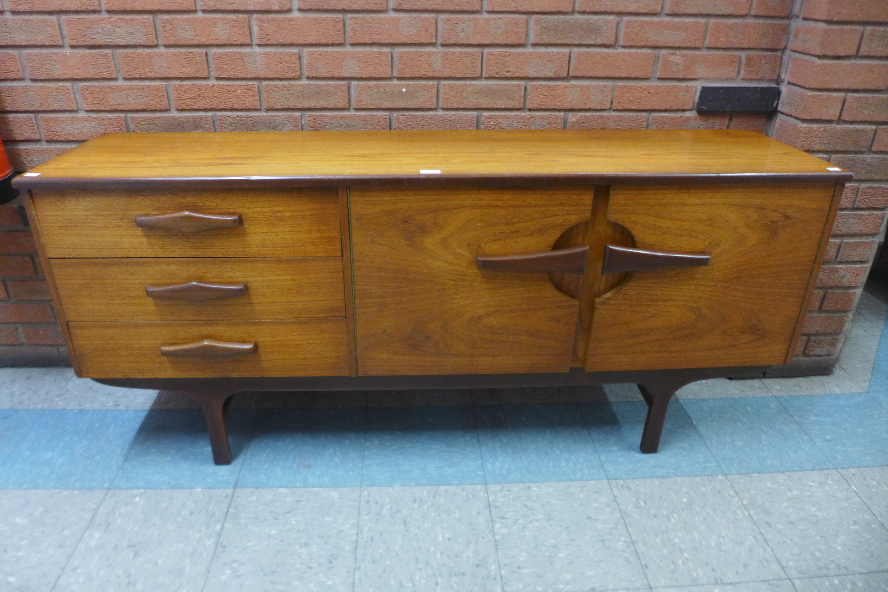 A teak sideboard - Image 2 of 2