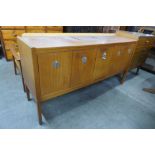 A teak sideboard