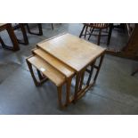 A G-Plan Quadrille teak nest of tables