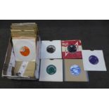 Forty 1950's and early 1960's rock n roll 7" singles