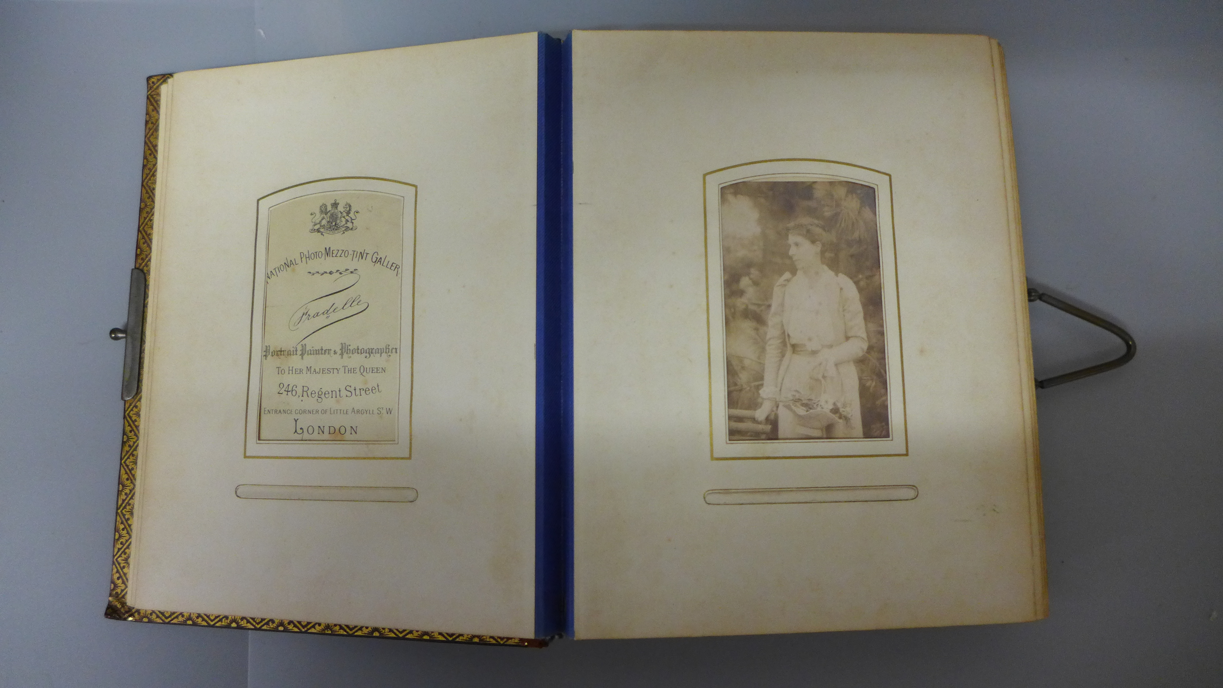 An album of thirty-six carte de visite and cabinet cards - Image 2 of 4