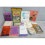 A box of theatre programmes, tickets, Royal souvenir items, etc. **PLEASE NOTE THIS LOT IS NOT