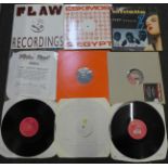 Sixteen 12" vinyl singles and EP's, mostly reggae, dance hall, hip-hop, also Morrissey, New Order,