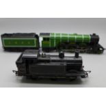A Hornby 00 gauge Flying Scotsman and tender and one other locomotive