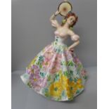 An Italian mid 20th Century figure of a Spanish dancer