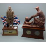 A Danbury Mint The Miracle of Dunkirk figure, with certificate and The Bradford Exchange Battle of