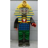 A large Lego Pharaoh figure, 85cm