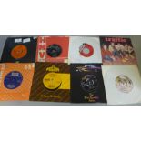 Thirty-eight 1960's and 1970's pop, beat and mod 7" records