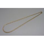A 9ct gold neck chain, 9.2g, 41.5cm