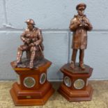 A Danbury Mint We Will Remember Them figure, with certificate and Battle of the Atlantic, with